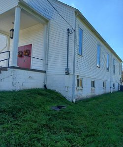 church after pressure Washing